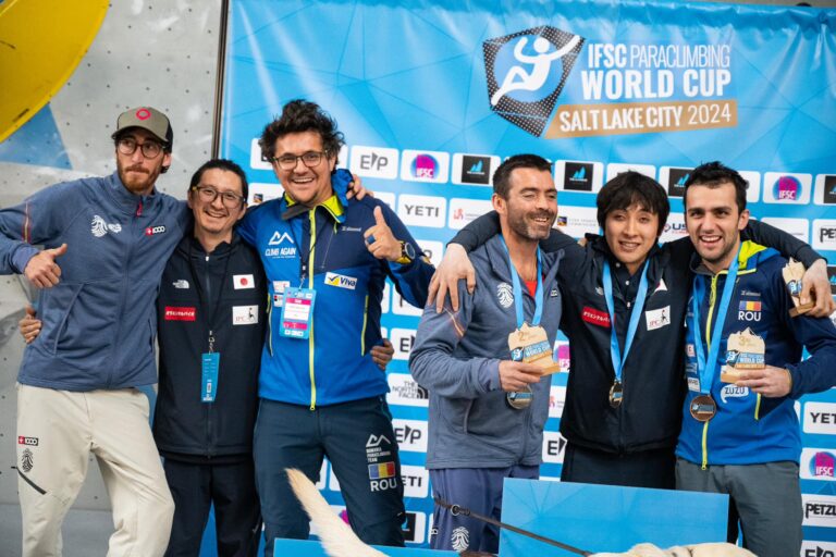 Brillante plata para Javier Aguilar en la primera prueba de la Copa del Mundo de Paraescalada celebrada en Salt Lake City