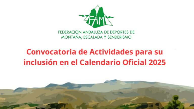 Abierta la convocatoria para la solicitud de actividades oficiales para su inclusión en el calendario 2025 de la FADMES