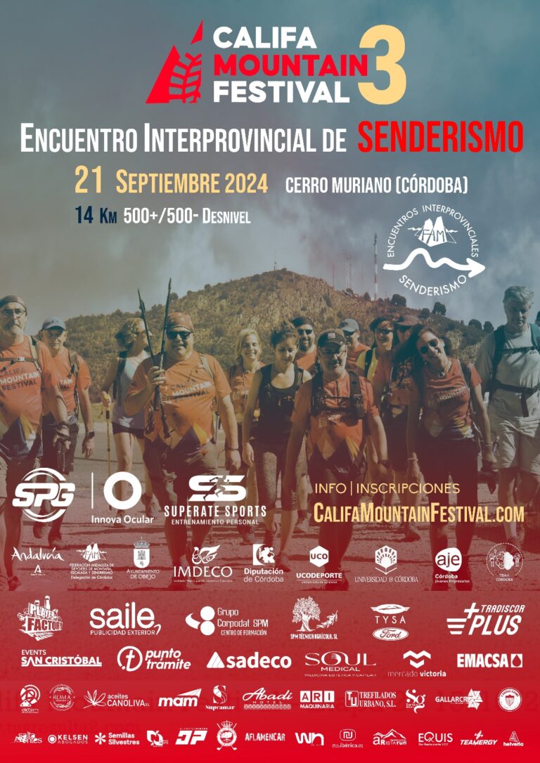 Las inscripciones para la primera cita del Encuentro Interprovincial de Senderismo en Cerro Muriano se encuentran abiertas