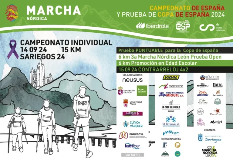 La ‘armada andaluza’ acude al Campeonato de España Individual de Marcha Nórdica a por el máximo de medallas