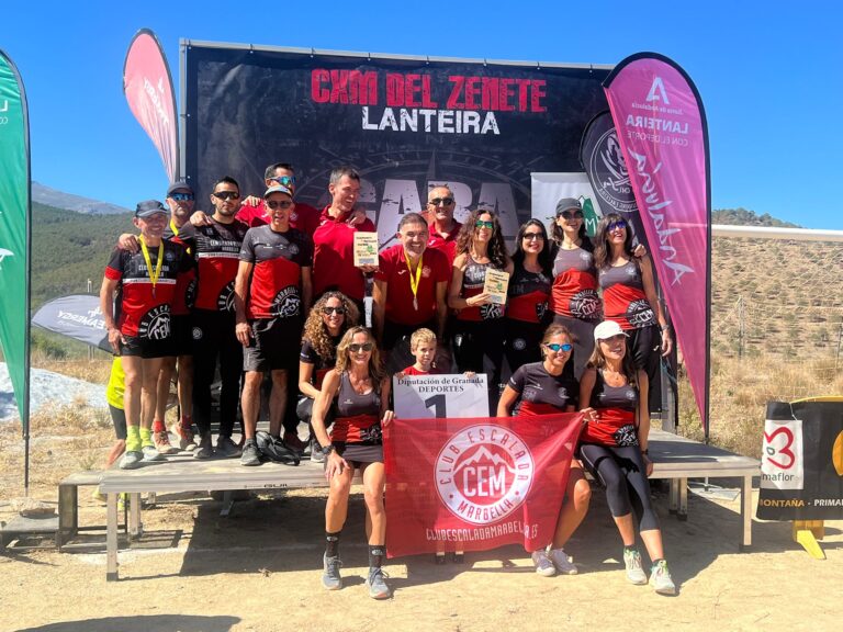 Doblete del CEM Marbella en el Campeonato de Andalucía de Clubes de Marcha Nórdica 2024