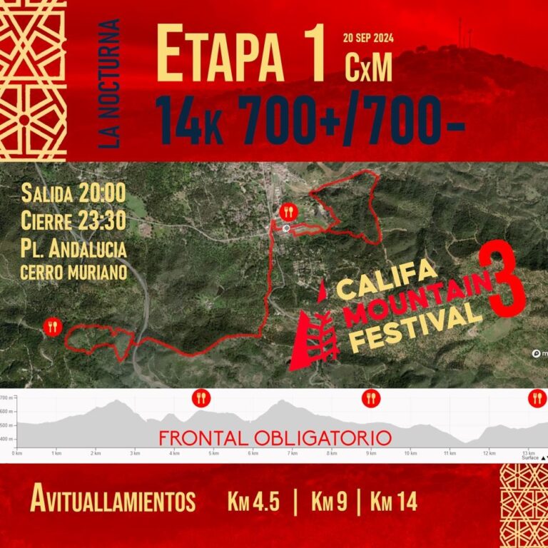 Todo preparado para el III Califa Mountain Festival ‘Campeonato de Andalucía de CxM por Etapas’ que comienza esta tarde en Cerro Muriano