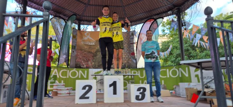 La Ultra Sierra de Cazorla tiene como vencedores a Jose María Garrido y Obdulia Obrero que se proclama campeona de la Copa Andaluza junto a Óscar Aymerichs