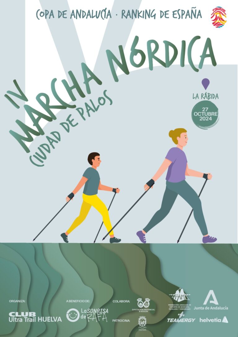 Todo preparado para la prueba de la Copa de Andalucía y Ranking Nacional IV Marcha Nórdica ‘Ciudad de Palos’