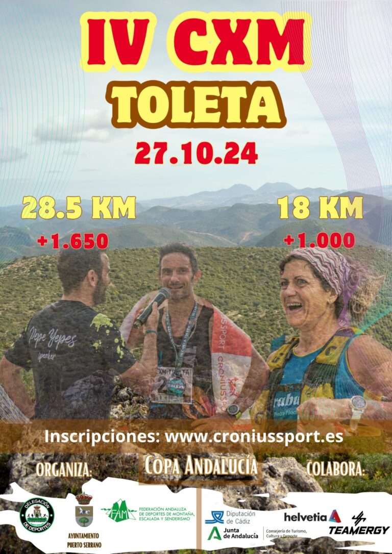 La IV CxM La Toleta de la Copa de Andalucía reabre este domingo la competición de la Copa de Andalucía en Línea