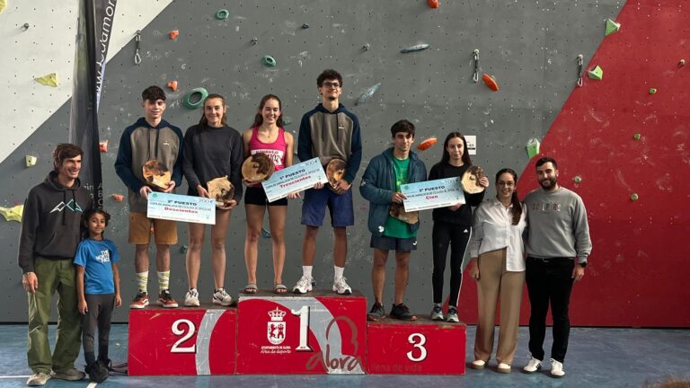 India Persson y Jaime Merino se proclaman en Álora campeones absolutos de la Copa de Andalucía de Escalada de Dificultad