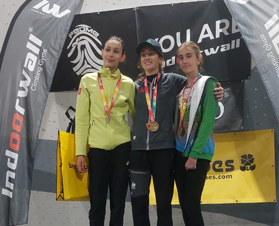 Oro para Mar Carreño en Sub 20 y bronce para África Piédrola en Sub 16 en el Campeonato de España de Bloque celebrado en Jaca