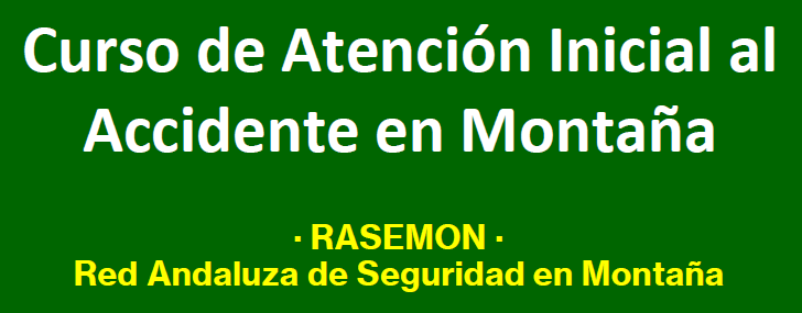 Abierto el primer plazo de inscripción para los cursos de Atención Inicial de Accidente en Montaña de Sevilla y Gádor