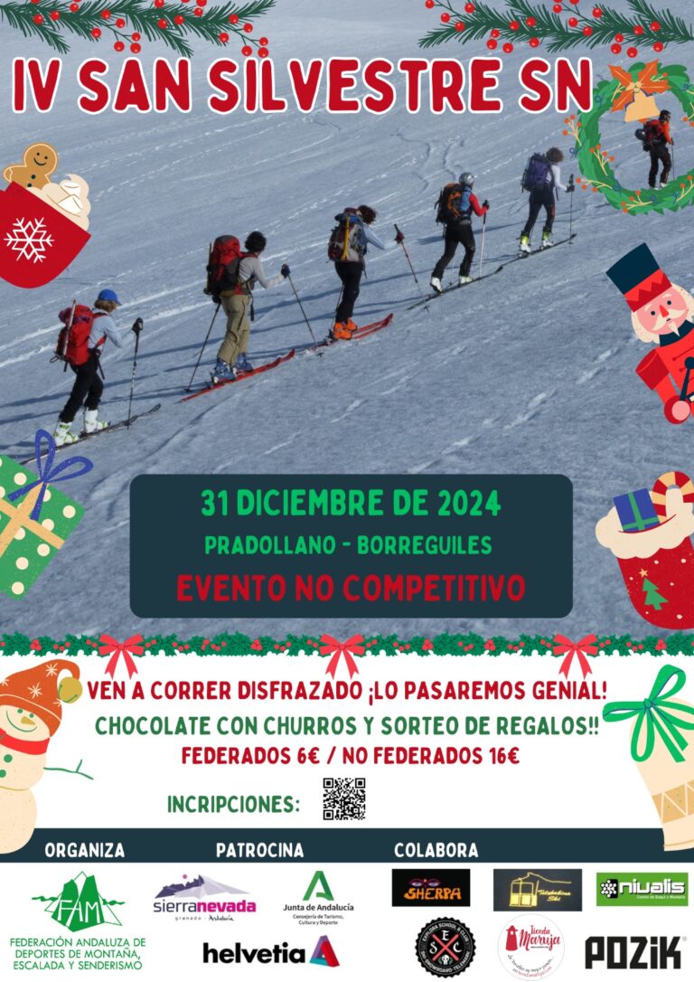 Aún te puedes inscribir para participar en la San Silvestre de Skimo en Sierra Nevada del 31 de diciembre para despedir 2024