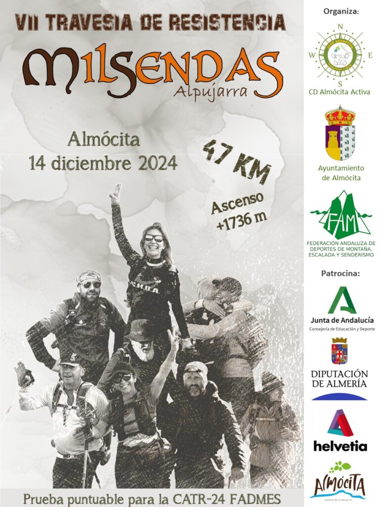 La VII TR ‘MilSendas’ Alpujarra en Almócita pone fin este sábado a la Copa Andaluza de Travesías 2024