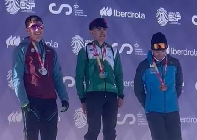 Primeras medallas para Andalucía en Andorra: Francisco Valenzuela (oro), Mario Casares (plata) y Carlos Torres (bronce)