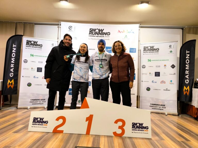 Silvia Lara y el albaceteño Diego Díaz repiten triunfo en la Snowrunning Sierra Nevada-Diputación, con Javier Terrón como campeón andaluz