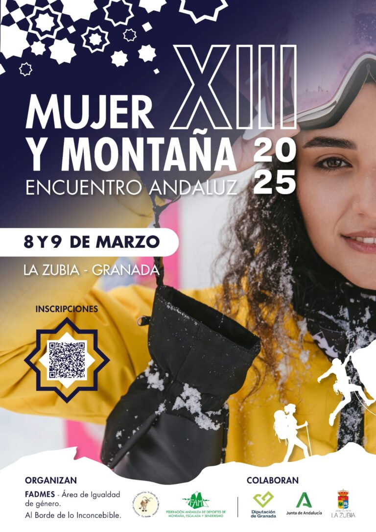 Abiertas las inscripciones para el XIII Encuentro Andaluz de Mujer y Montaña del 7 y 9 de marzo en La Zubia
