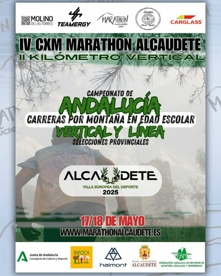 Abiertas las inscripciones para el Campeonato de Andalucía en Edad Escolar de CxM que se celebrará en Alcaudete