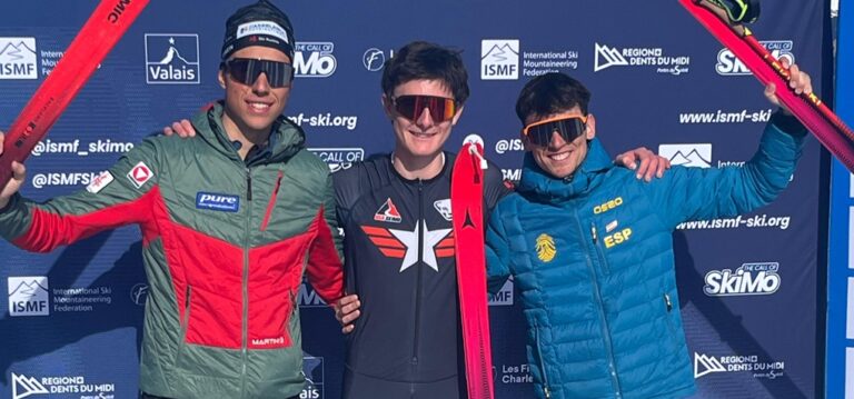 Bronce para Gonzalo Casares en la Vertical Race de los Mundiales de Morgins’25