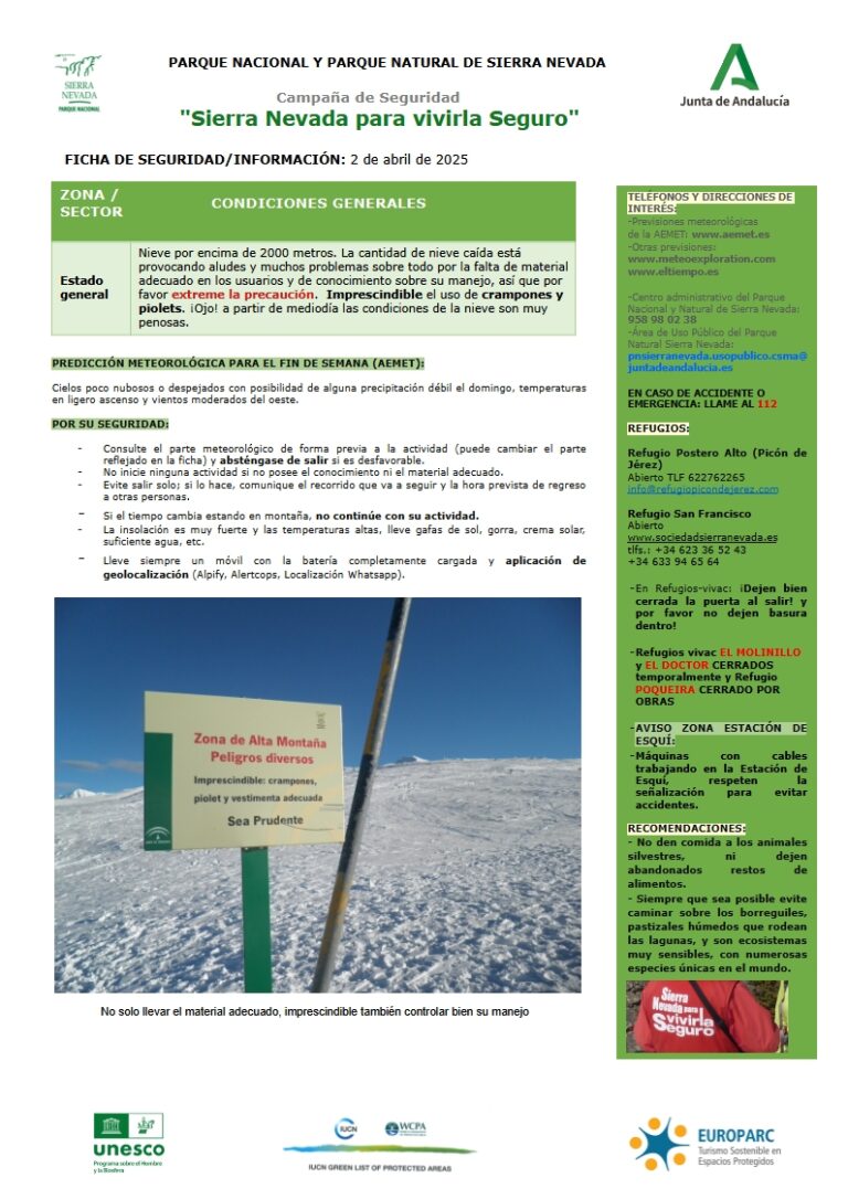 Máxima precaución por el riesgo de aludes y la mala calidad de la nieve desde mediodía