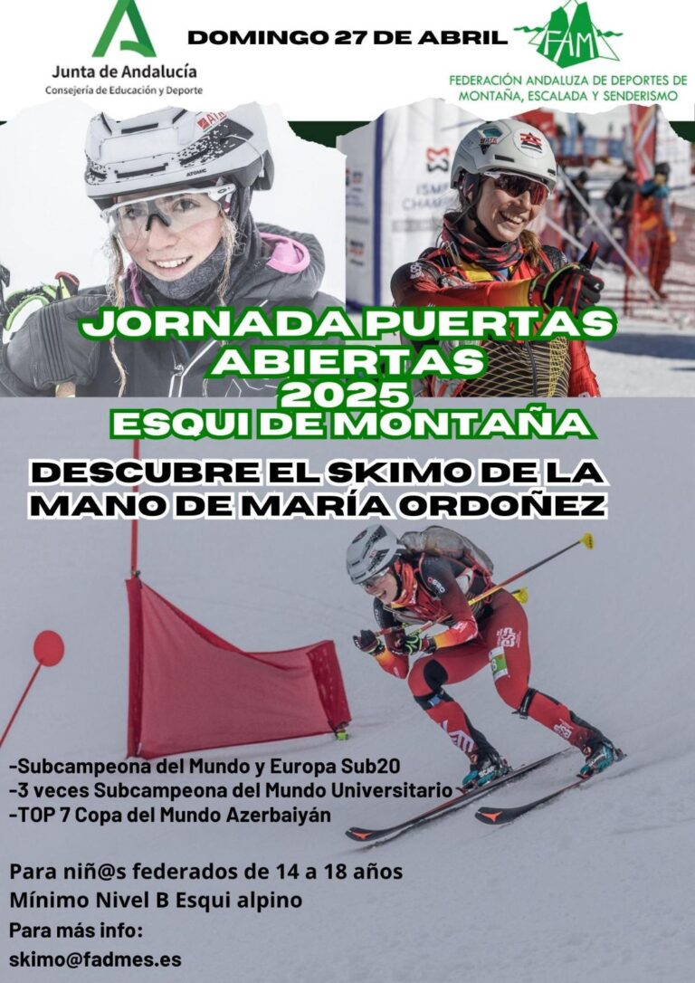 La FADMES organiza una Jornada de Puertas Abiertas de Esquí de Montaña este domingo en Sierra Nevada