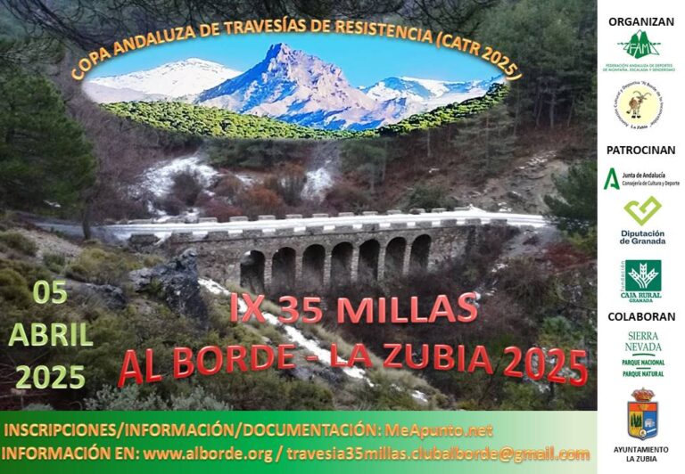 La CATR 2025 se cita este sábado con las 35 Millas Al Borde-La Zubia