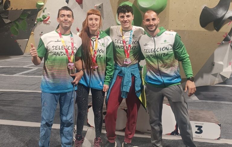 Oro, plata y bronce para la representación andaluza en la prueba de Copa de España de Paraescalada en Torrejón de Ardoz