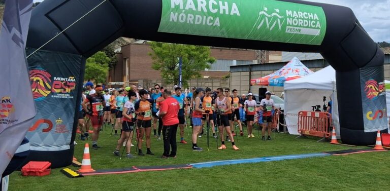 Juan Carlos Cabello y Andrés Cumbreras, cuarto y quinto absolutos en el Campeonato de España Individual de Marcha Nórdica 2025 con oro en Promesa para el onubense
