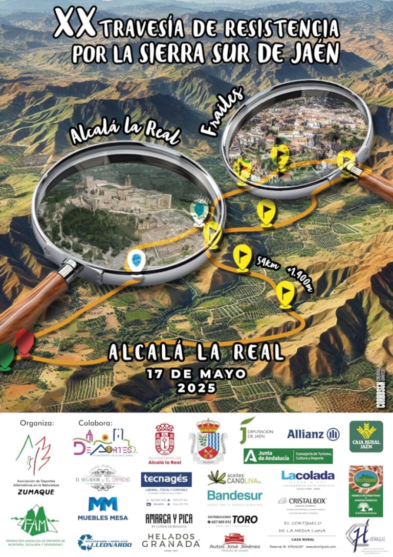 Un centenar y medio de participantes se dará cita en la XX TR Sierra Sur de Jaén organizada por ADAN Zumaque