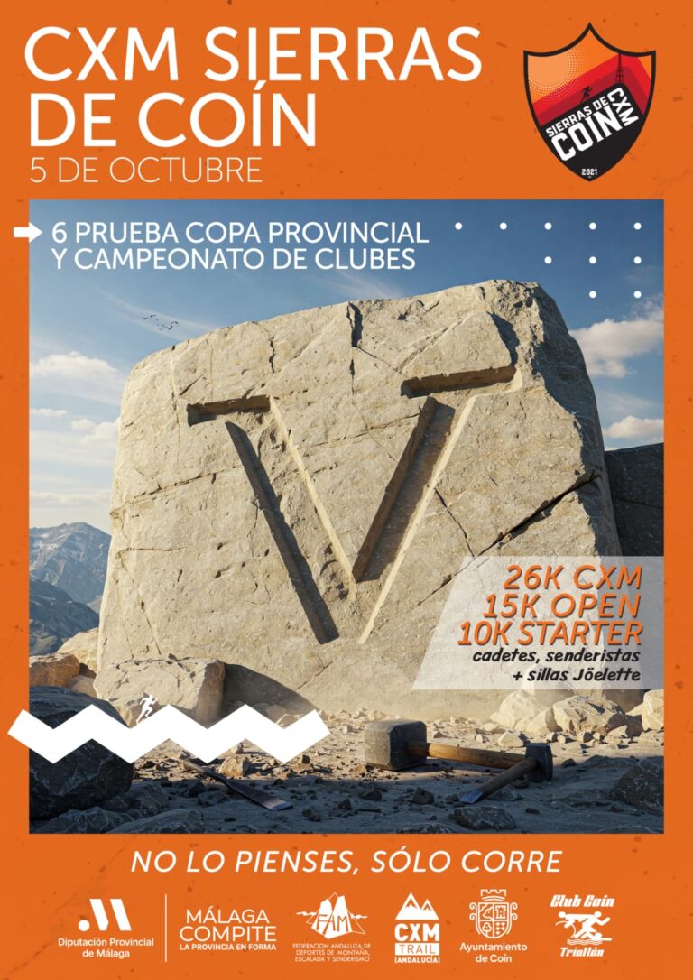 Coín albergará el Campeonato Provincial de Clubes CxM de Málaga el próximo 5 de octubre