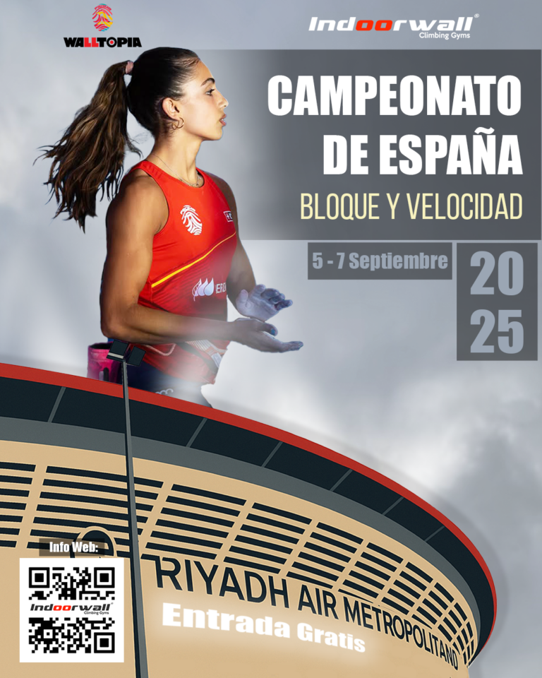 La Selección FADMES de Escalada viaja a Madrid para competir en el Campeonato de España de Velocidad y Bloque en un escenario insólito: el Riyadh Air Metropolitano
