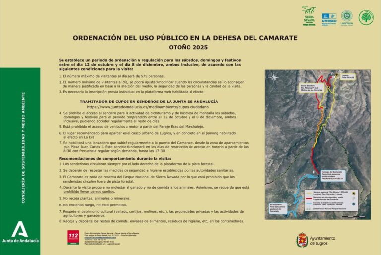 Ordenación del uso público en la Dehesa del Camarate durante el periodo otoñal