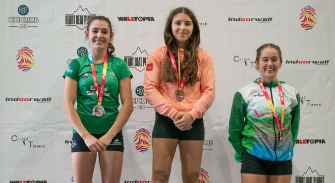 Broche de bronce para India Persson y Aitor Amaya en la Copa de España de Escalada de Dificultad