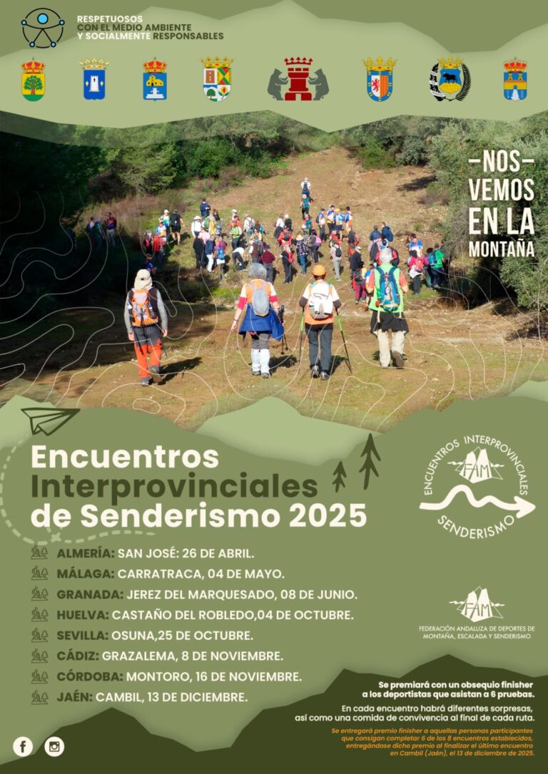 Montoro, penúltima estación de los II Encuentros Interprovinciales de Senderismo de la FADMES 2025