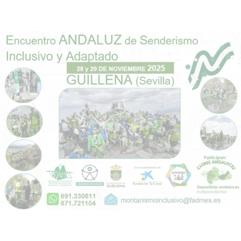 Guillena, escenario este próximo fin de semana del Encuentro Andaluz de Senderismo Inclusivo y Adaptado