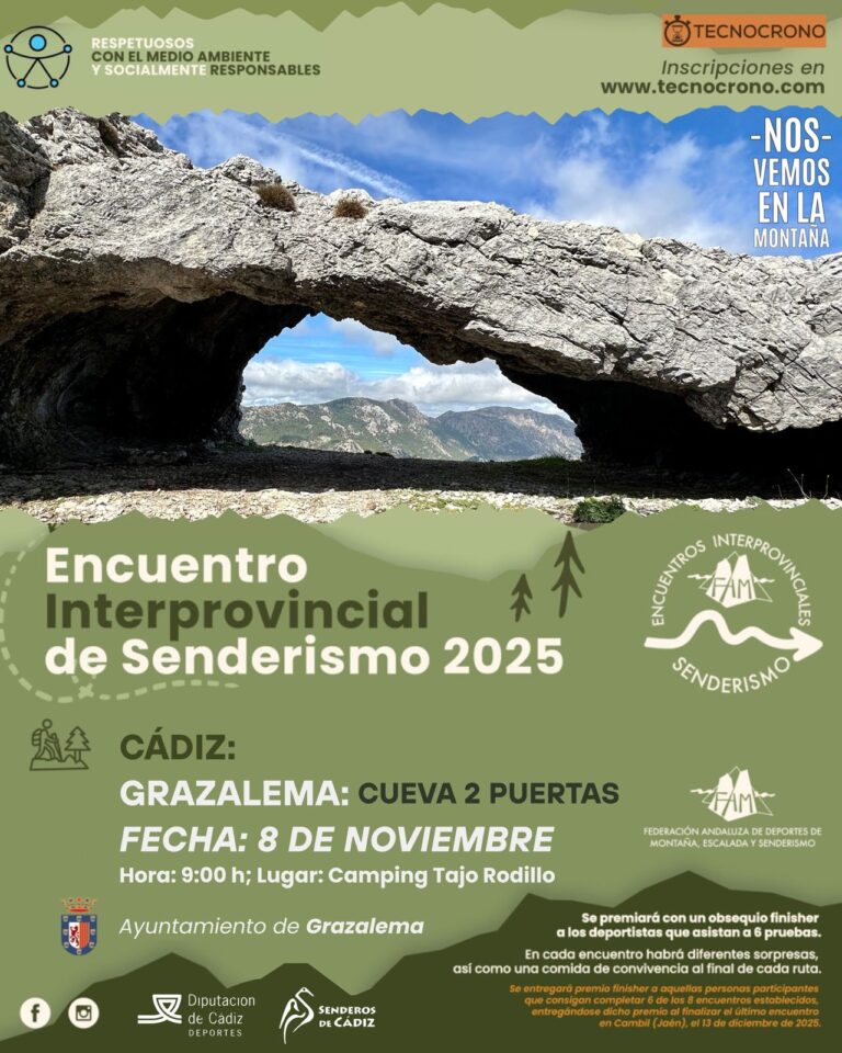 Los II Encuentros Interprovinciales de Senderismo llegan este sábado a Grazalema