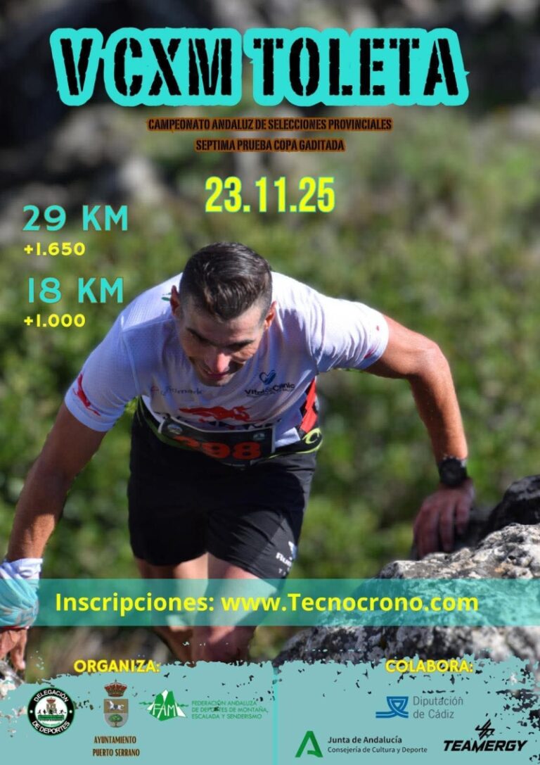 Puerto Serrano alberga este domingo el Campeonato de Andalucía de Selecciones Provinciales de CxM