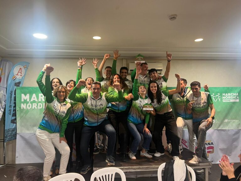 Doblete excepcional de Andalucía en el Campeonato de España de Selecciones Autonómicas de Marcha Nórdica