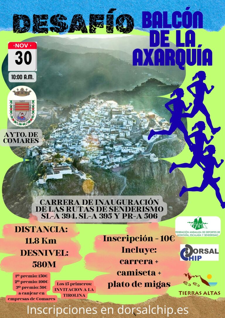 Este domingo se inauguran los senderos La Fuente Gorda y La Teja en la Axarquía