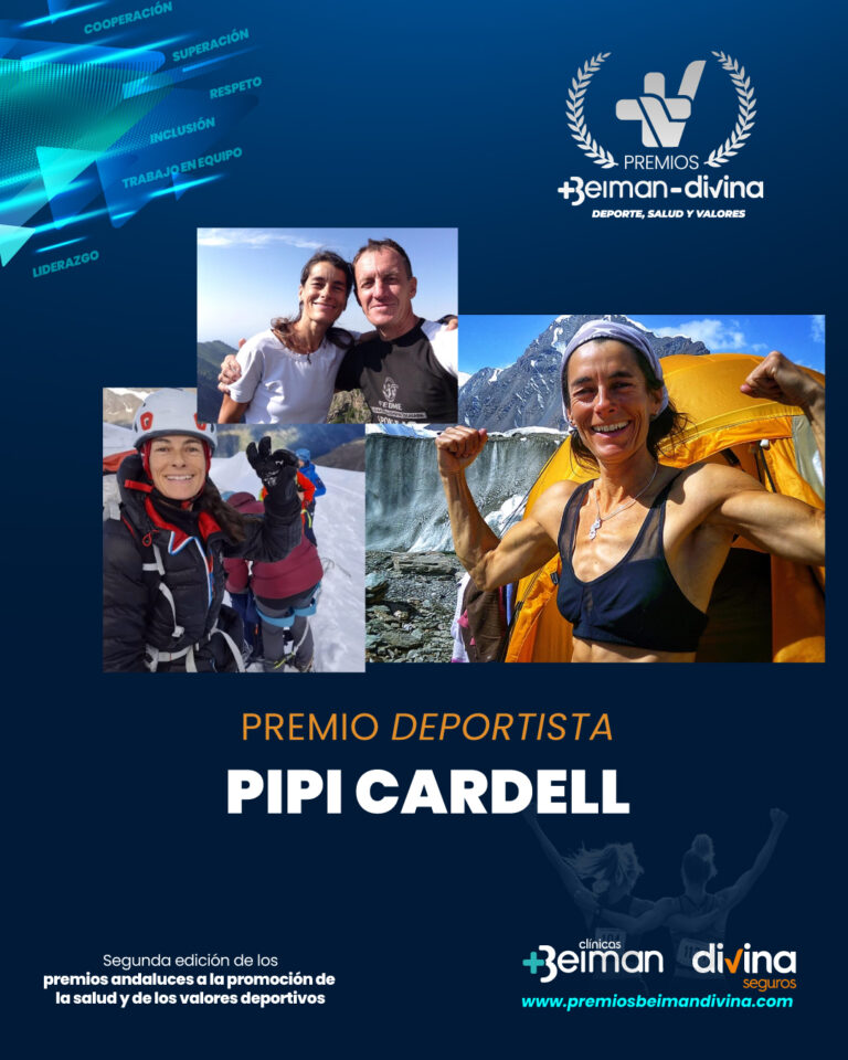 Pipi Cardell recibe el Premio Beiman–Divina Seguros a Deportista del Año por su histórica ascensión al Nanga Parbat