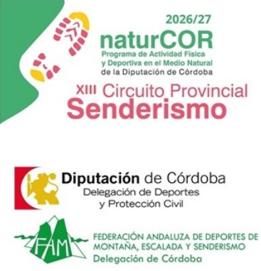 Convocatoria para la Solicitud de Rutas para el XIII Circuito Provincial de Senderismo / Diputación de Córdoba NaturCOR 2026