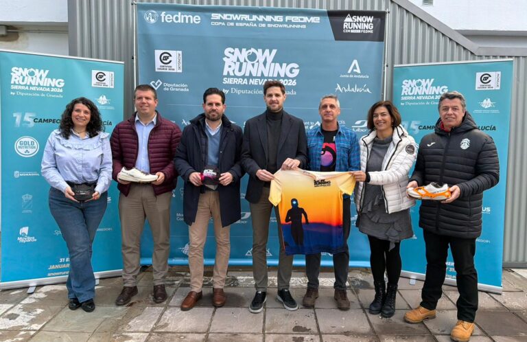 Alrededor de 1.000 deportistas participarán en la XV Snow Running Sierra Nevada by Diputación, Campeonato de Andalucía y de Copa de España