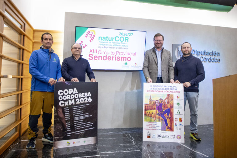 La Diputación de Córdoba impulsa los deportes de montaña con los circuitos provinciales de senderismo, escalada y carrera por montaña