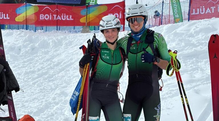 María Ordóñez y Gonzalo Casares, subcampeones de España de Relevos Mixtos