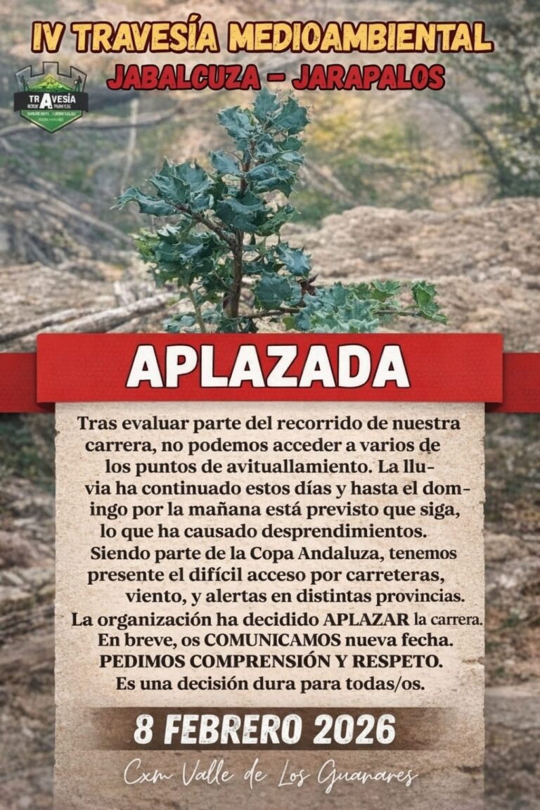 Recomendaciones ante la situación meteorológica en zonas afectadas de Andalucía