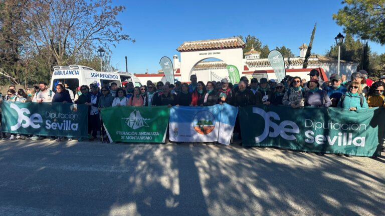 Lebrija inaugura el VIII Programa Provincial de Senderos Diputación de Sevilla con más de 260 participantes