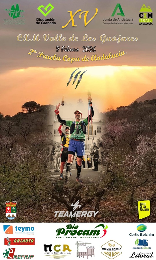 Aplazada la XV CxM Los Guájares de la Copa y MiniCopaTrail de Andalucía