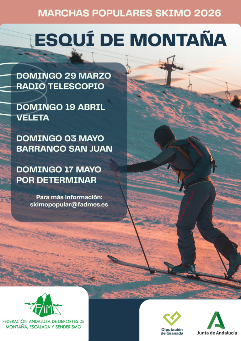 Abiertas las inscripciones para las Marchas Populares de Esquí de Montaña de la FADMES 2026