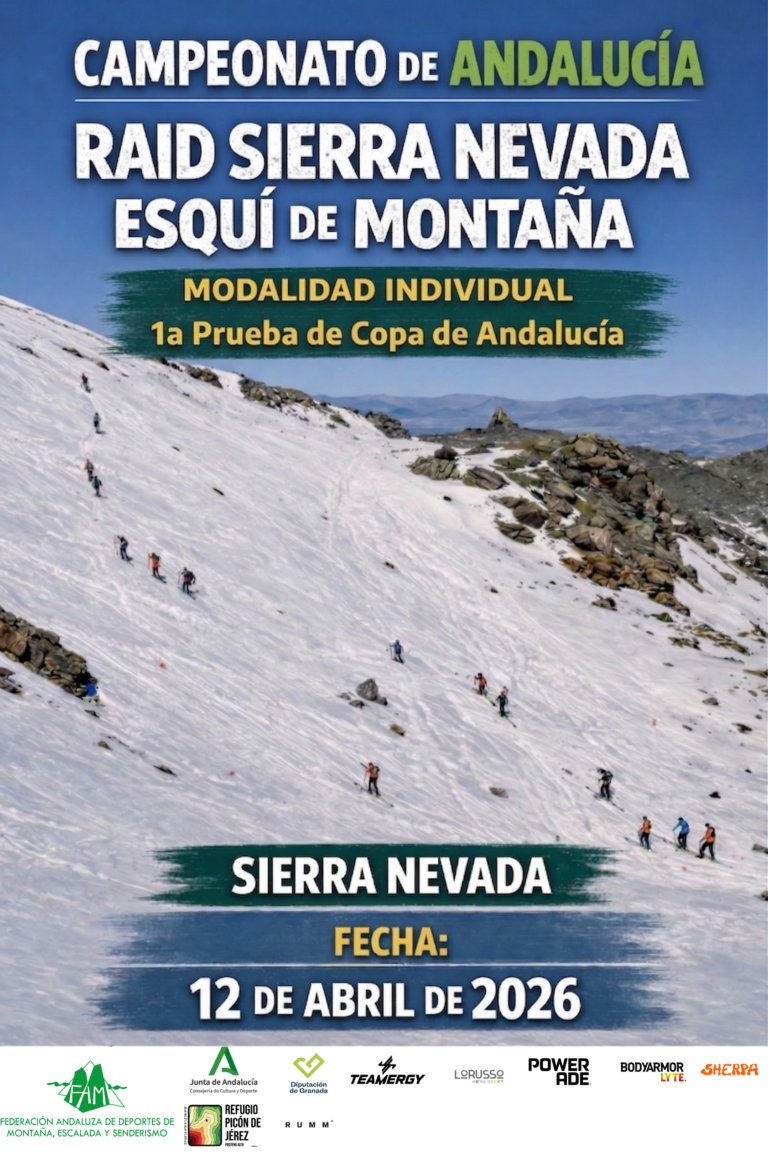 Suspendido el Campeonato de Andalucía de Esquí de Montaña Individual 2026