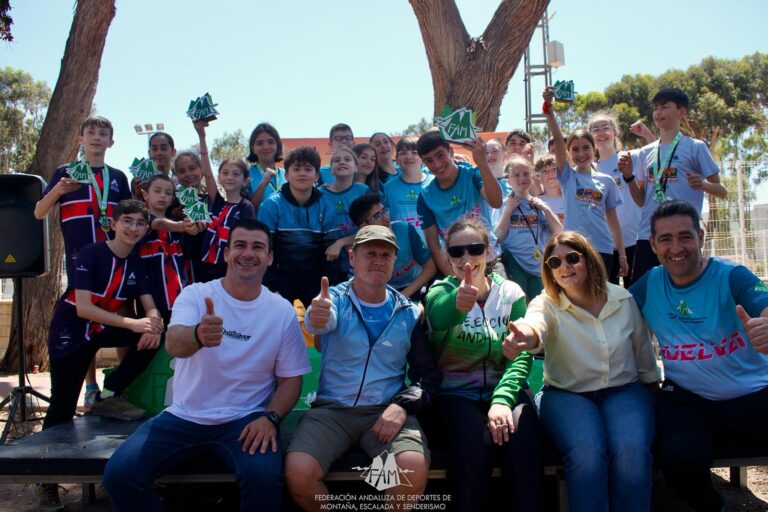 Dominio por sexto año consecutivo de Huelva en la Fase Final del CADEBA de Marcha Nórdica celebrado en San José