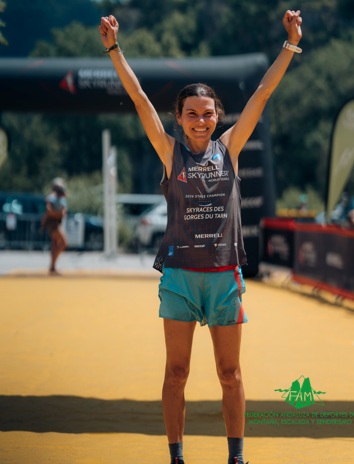 Grandísimo triunfo de Patricia Pineda en la Gargantas de Tarn de la Skyrunner World Series