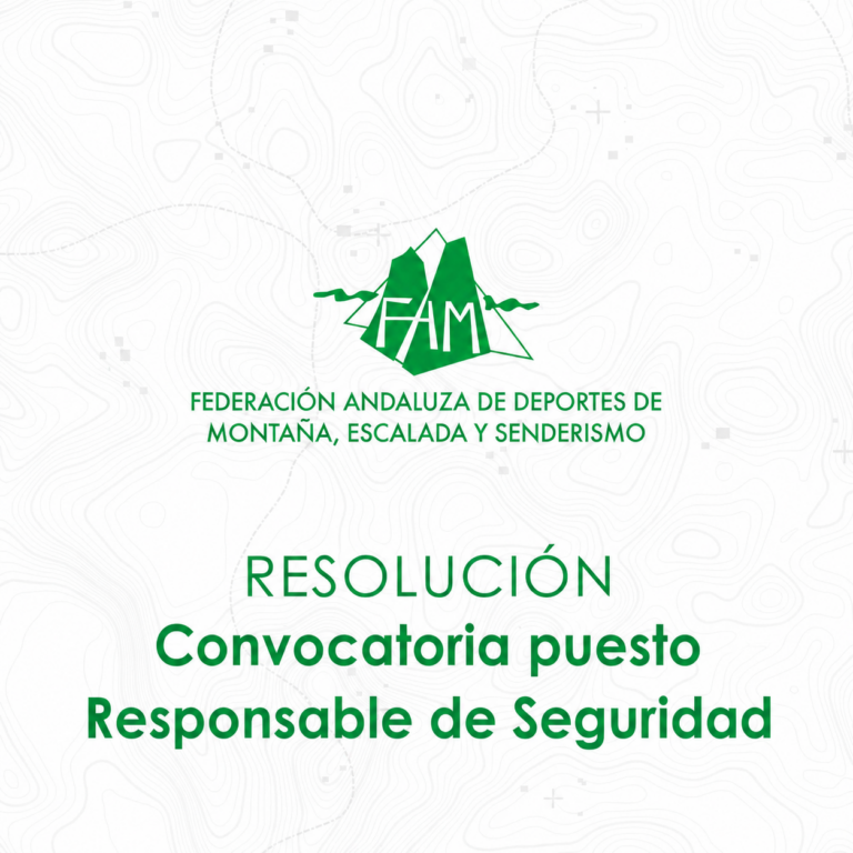 La FADMES comunica la resolución de convocatoria para el puesto de Responsable de Seguridad