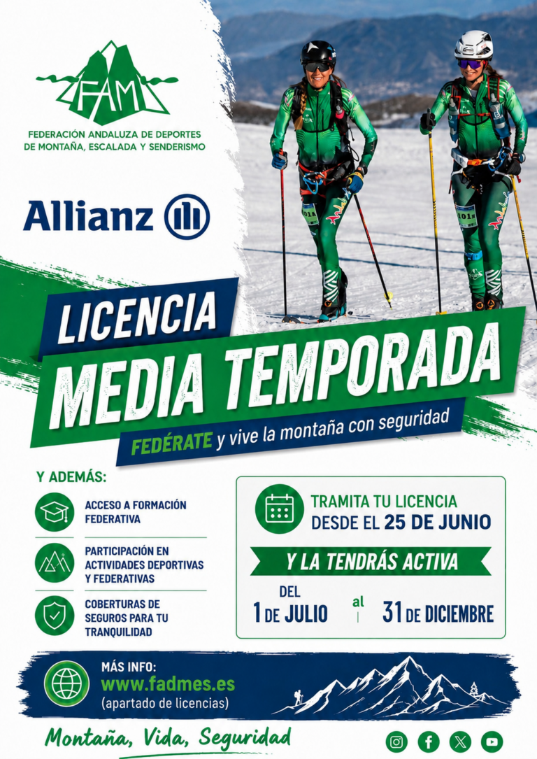 Las licencias de Media Temporada pueden tramitarse desde hoy jueves 25 de junio