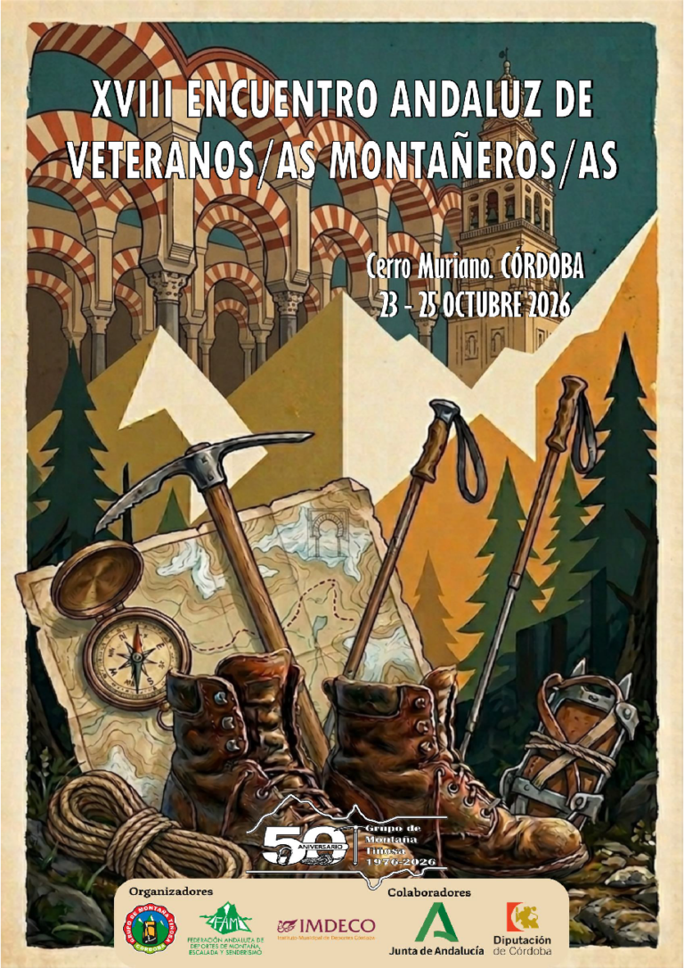 Abiertas las inscripciones para el XVIII Encuentro Andaluz de Montañeros/as Veteranos/as de octubre en Cerro Muriano